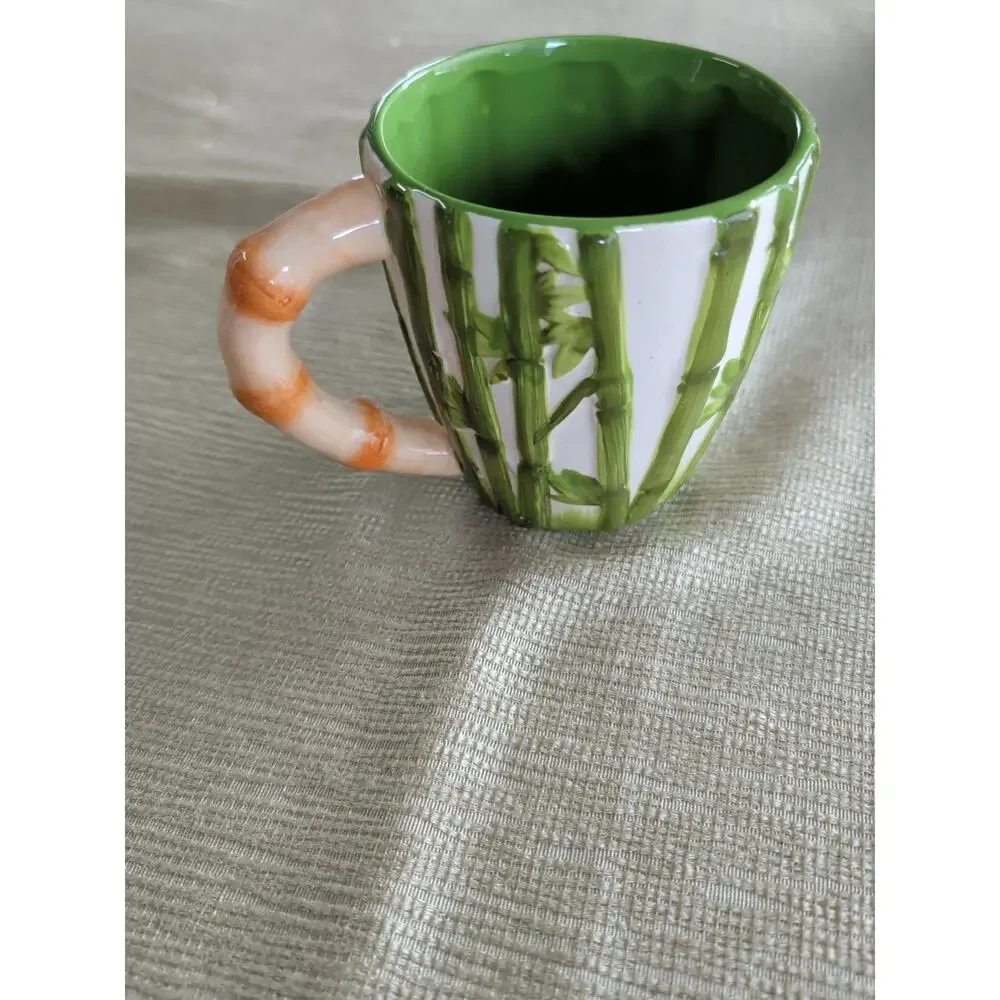 Pier 1 Bamboo Surprise Panda Coffee Tea Mug Cup